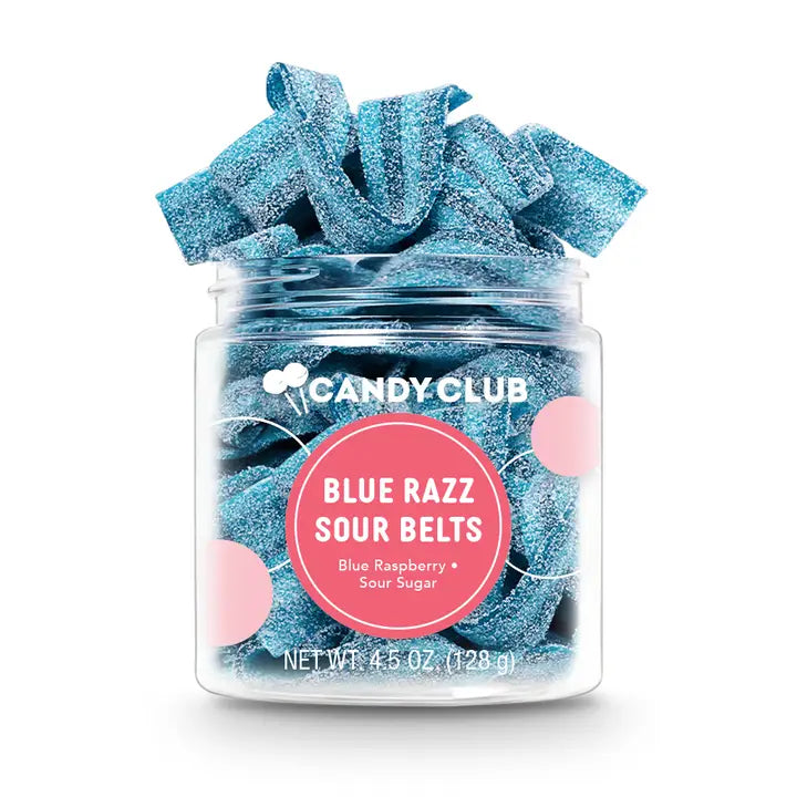 Candy Club: Blue Razz Sour Belts