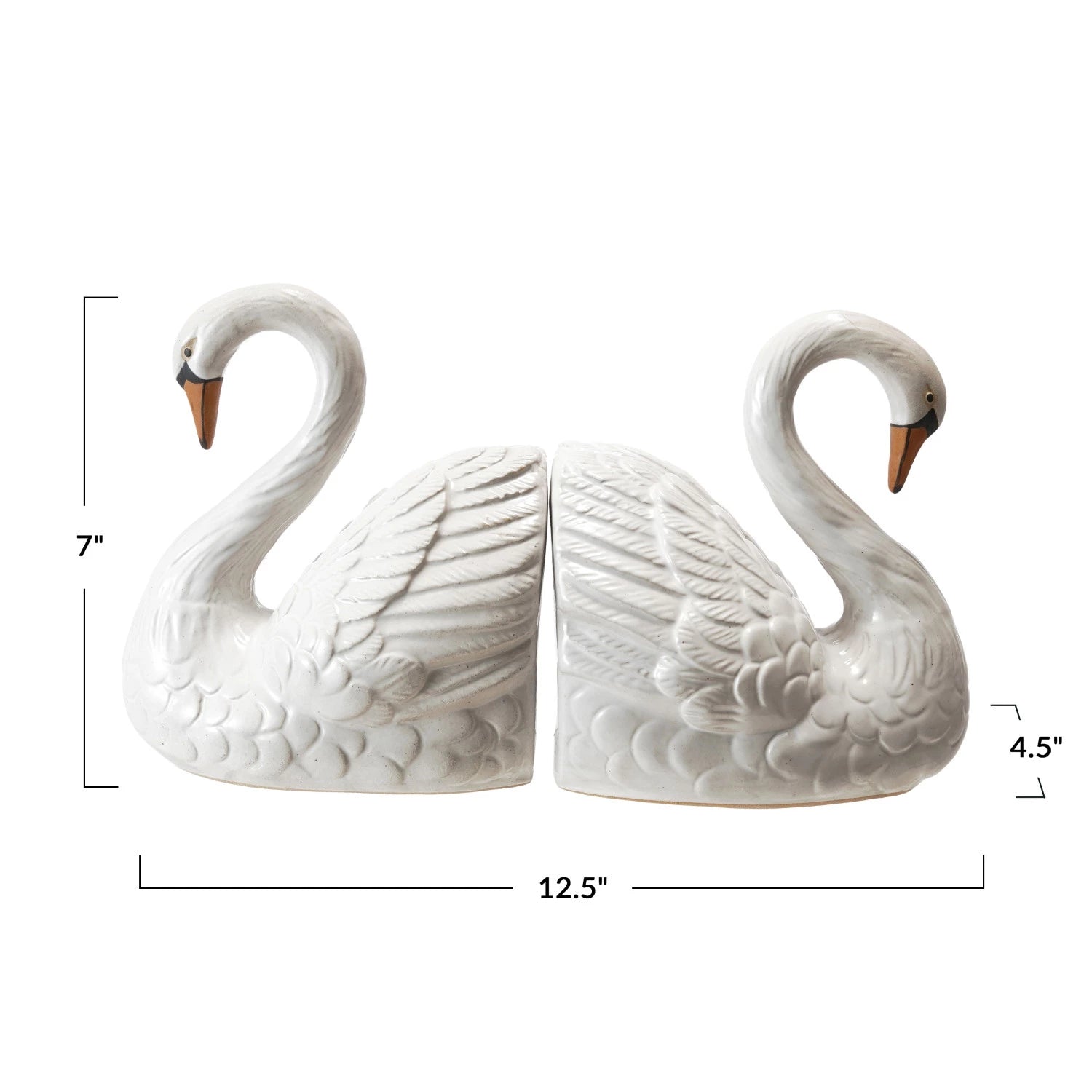 Bookends S/2: Swan - Thumbnail 2