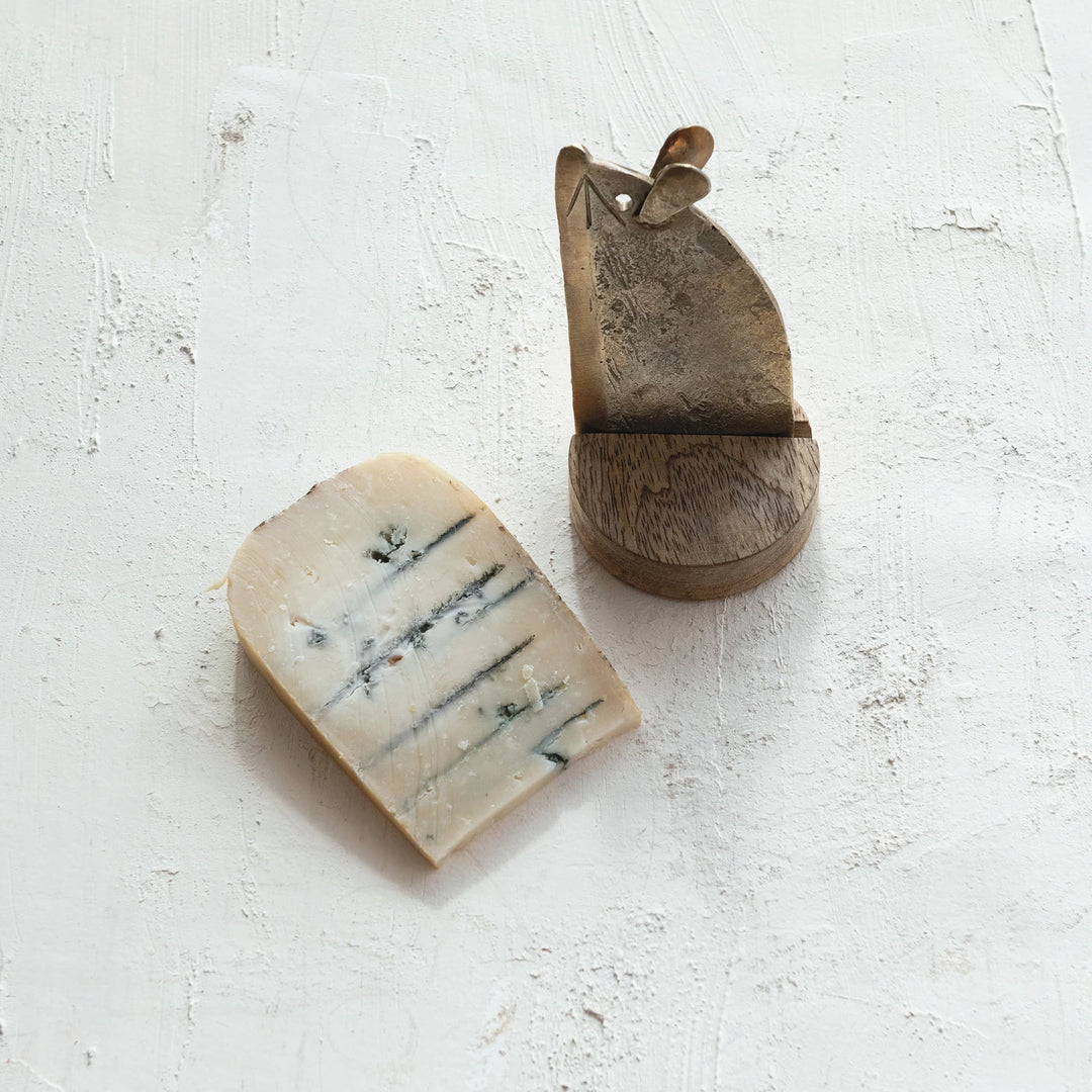 Cheese Knife w. Stand: Mouse