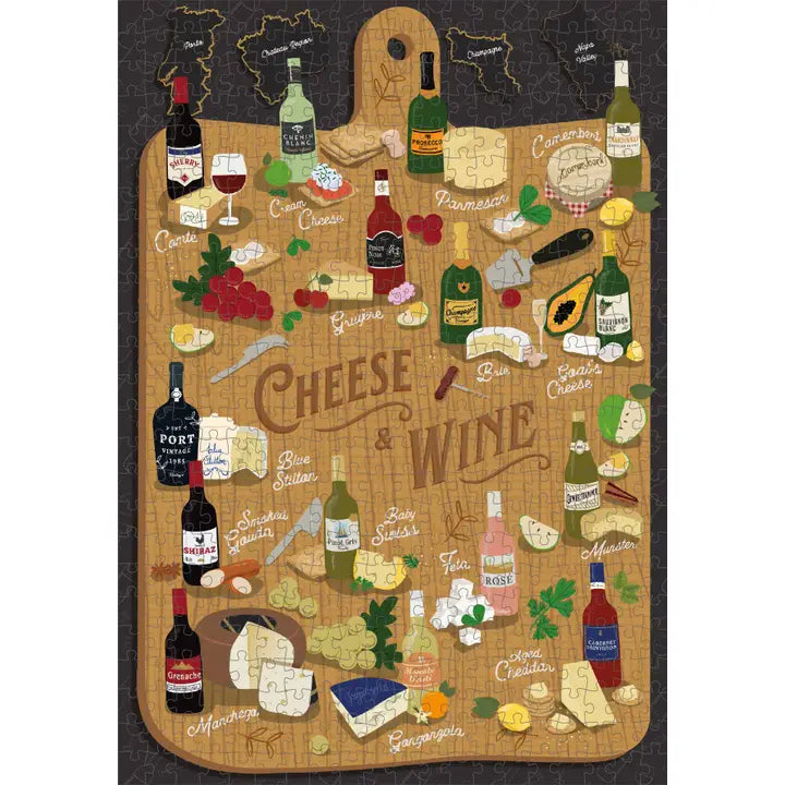Puzzle: Cheese + Wine 500pc