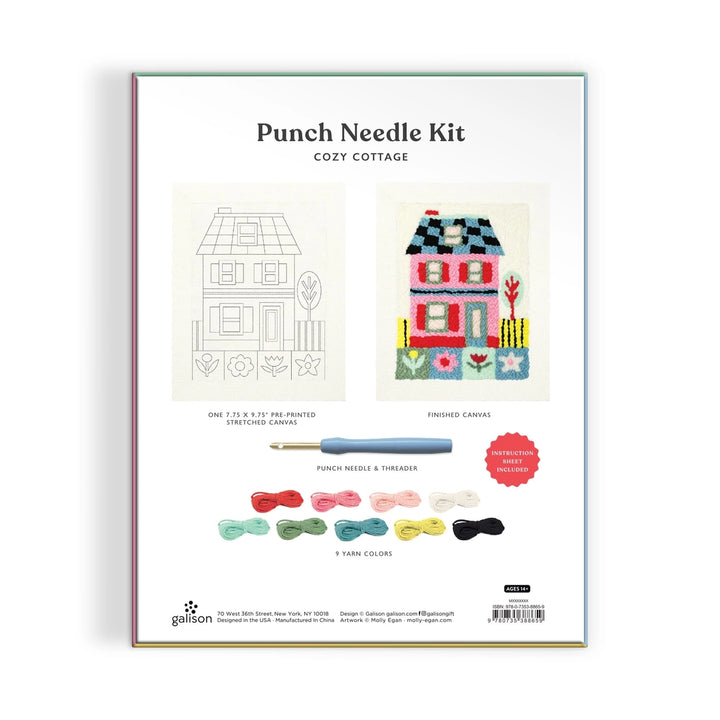 Punch Needle Kit: Cozy Cottage