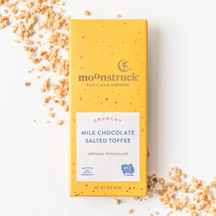 Chocolate Bar: Crunchy Milk Salted Toffee