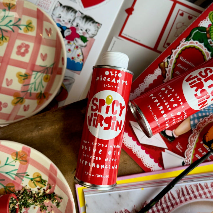 K + CO Gift Set featuring Spicy Virgin oil, perfect as a date night gift set