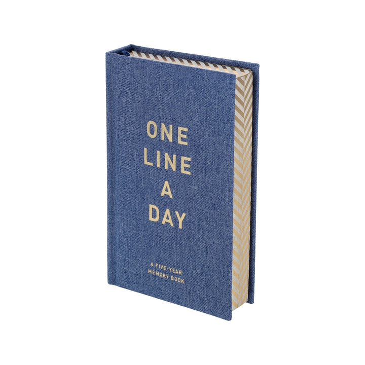 Journal: Denim One Line A Day