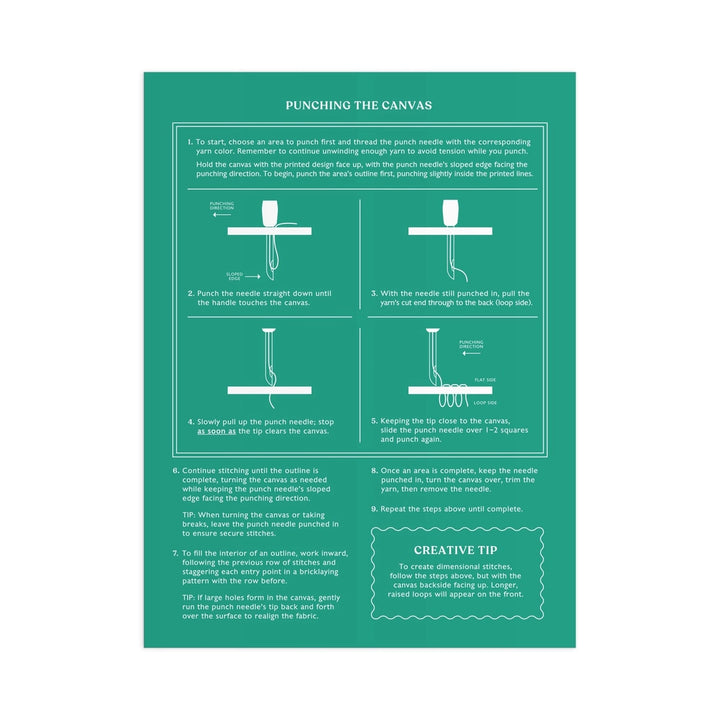 Punch Needle Kit: Blooming Wildflowers