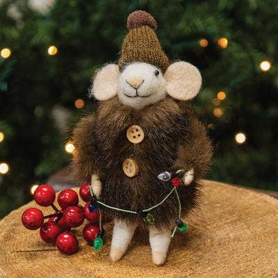 Ornament: Fur Coat Mouse