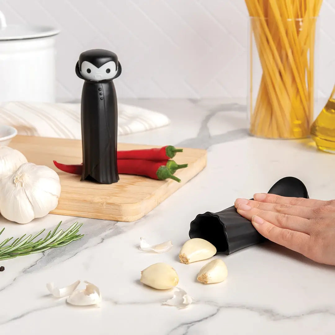 Garlic Clove Peeler: Drac N' Roll Vampire