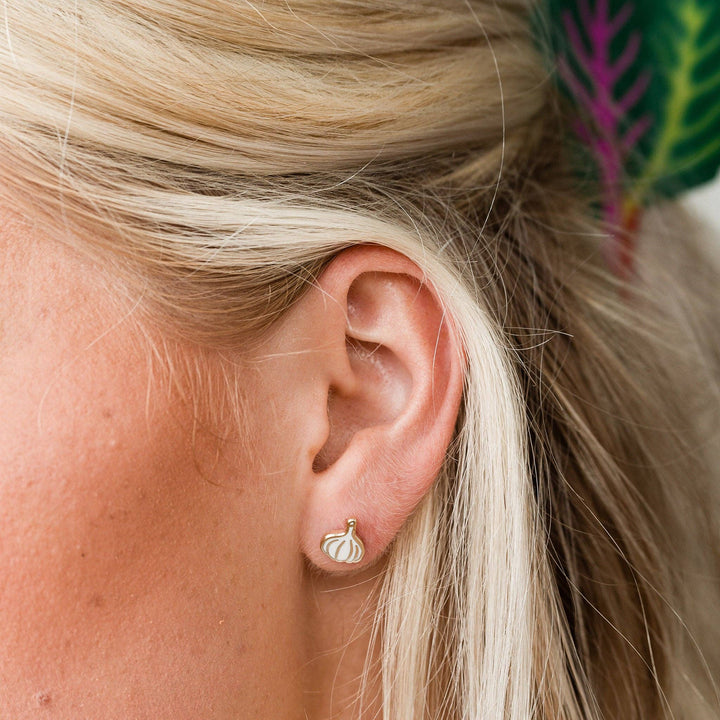 Earrings: Garlic