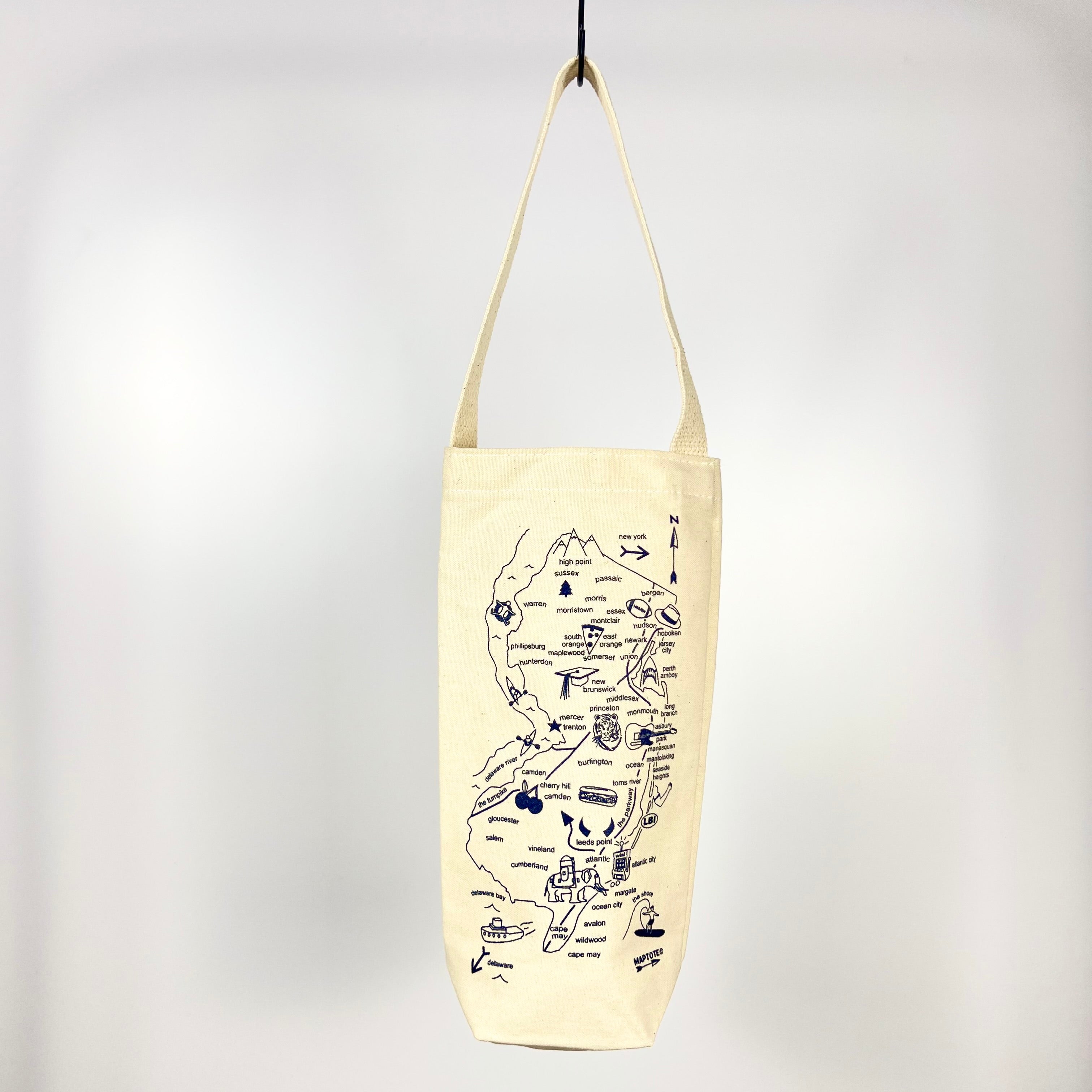 New Jersey Wine Tote - Thumbnail 2