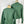 Back view of two green Garden State sweatshirts displayed on mannequins by Kanibal & Co