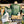 Kanibal & Co. Garden State sweatshirt displayed on mannequins with matching tote bag and stacked vintage suitcases