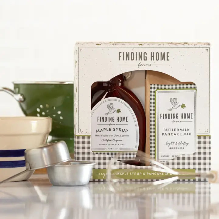 Gift Box Set: Organic Maple Syrup + Pancake Mix, Finding Home
