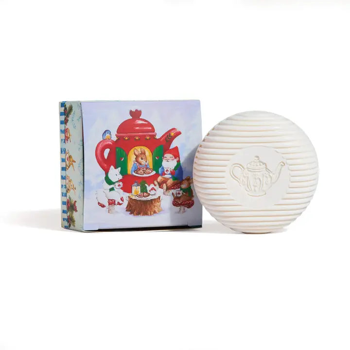 Kalastyle Gnome Swedish tea soap with whimsical teapot design, perfect for gift giving and personal use