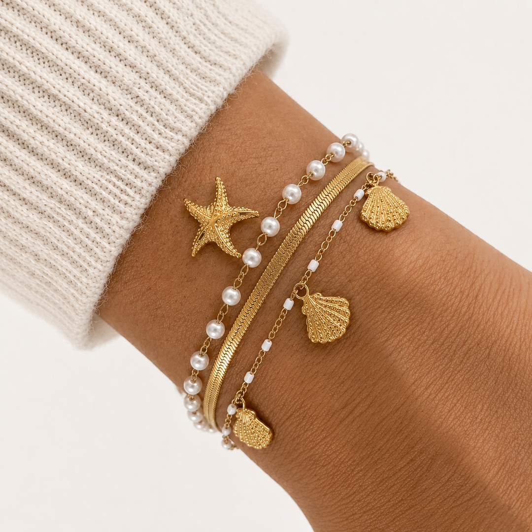 Bracelet: Cassis, 18k GP Non-Tarnish