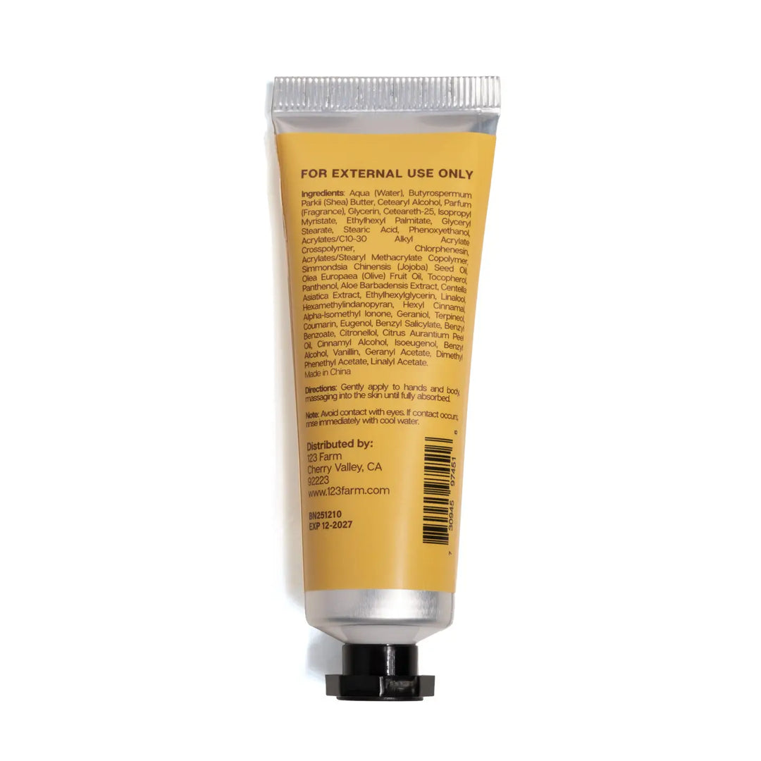 Hand Cream: Honey, 123 Farm