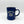 Kanibal & Co. navy blue Jersey City mug with It's a Nice Place text in cream color