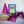 JamSauce Not Dead Yet birthday card with colorful design next to party hat and decorations