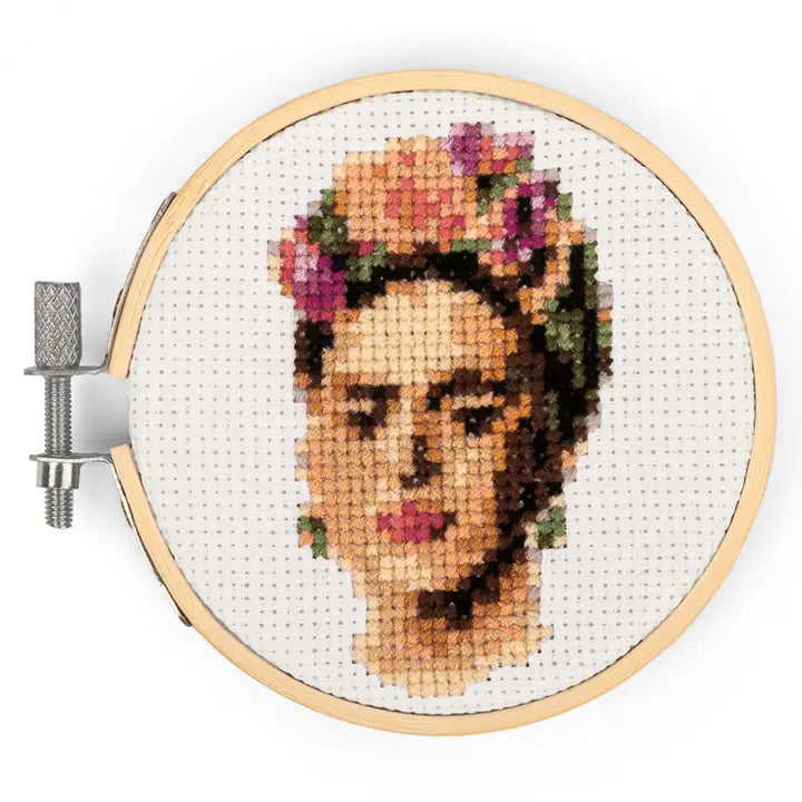 Craft Kit: Frida Mini Cross Stitch
