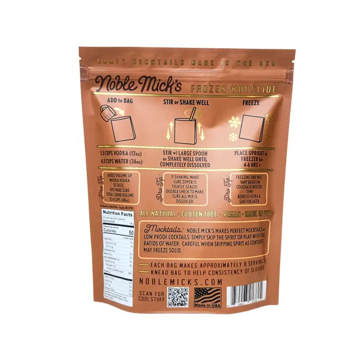 Frozen Cocktail Mix: Mudslide