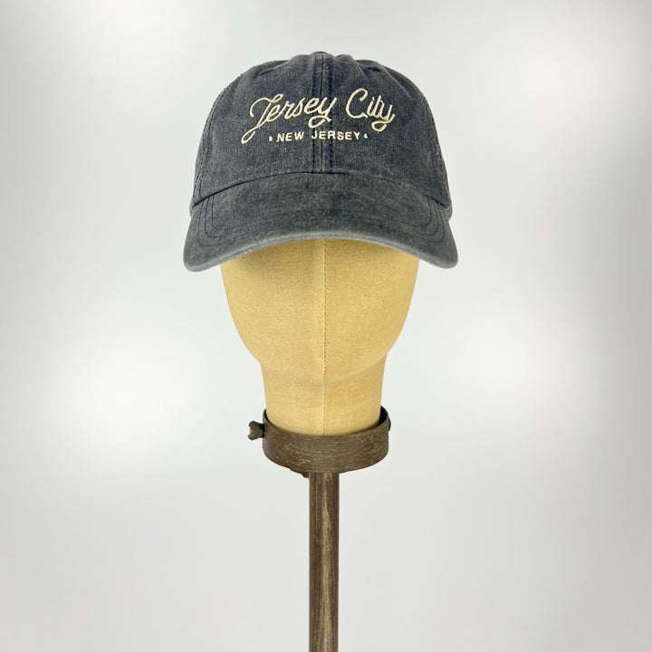 New Jersey embroidered baseball hat featuring Jersey City design for stylish casual wear