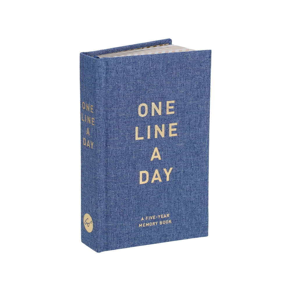 Journal: Denim One Line A Day