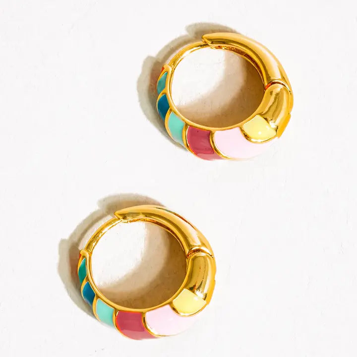 Earrings: Paloma, 18k GP Non-Tarnish