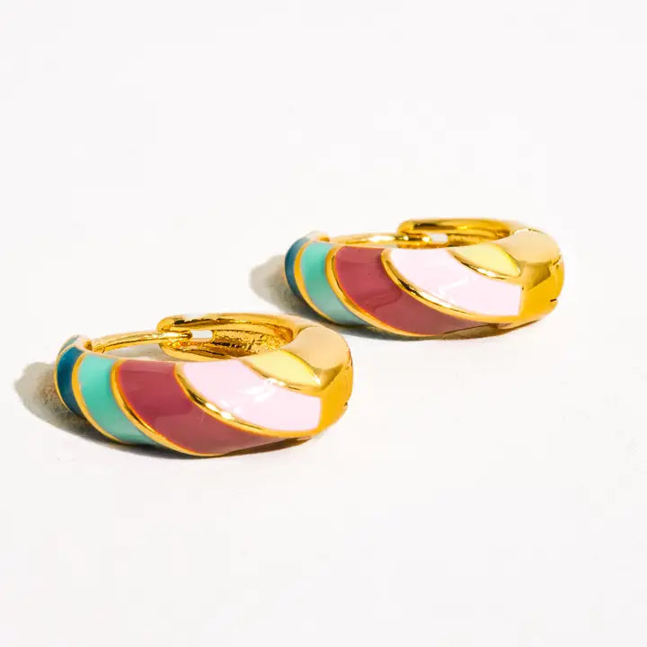 Earrings: Paloma, 18k GP Non-Tarnish