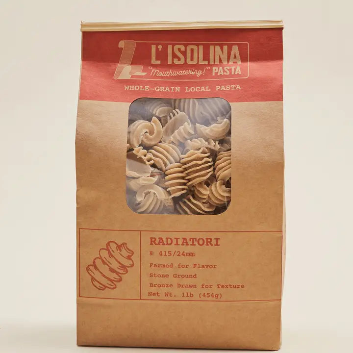 L'isolina Pasta: Whole-Grain Radiatori