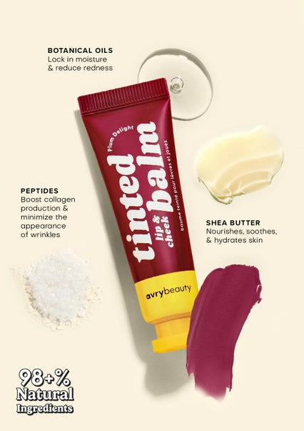 Lip & Cheek Tinted Balm: Plum Delight