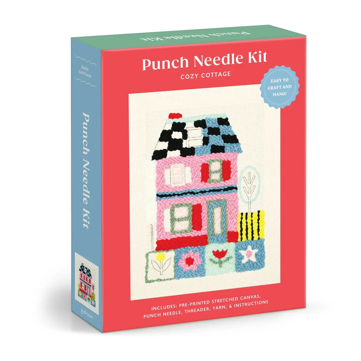 Punch Needle Kit: Cozy Cottage