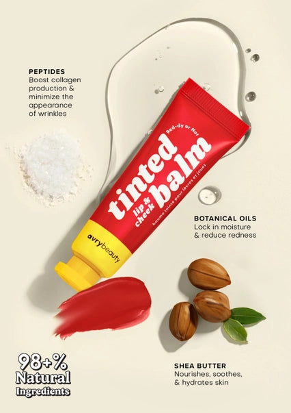Lip & Cheek Tinted Balm: Red-dy or Not