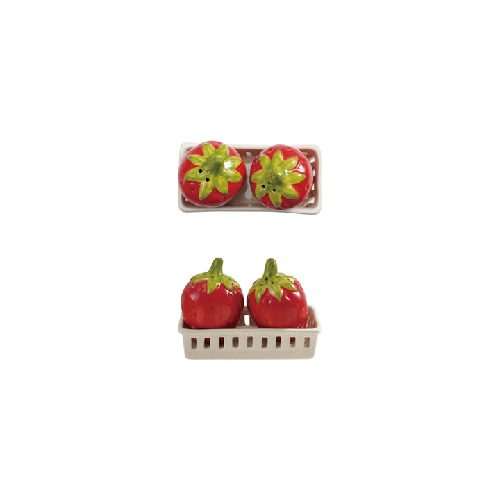 Salt & Pepper Shakers: Strawberry