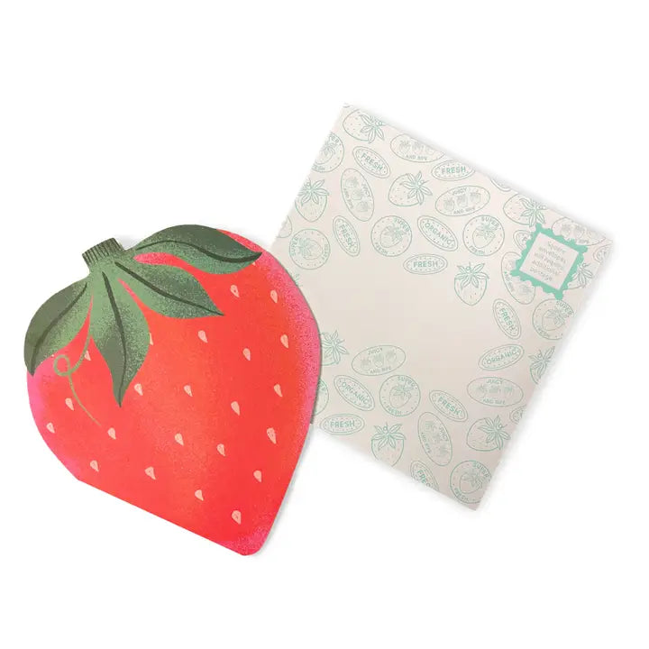 Notecards: Produce Strawberry