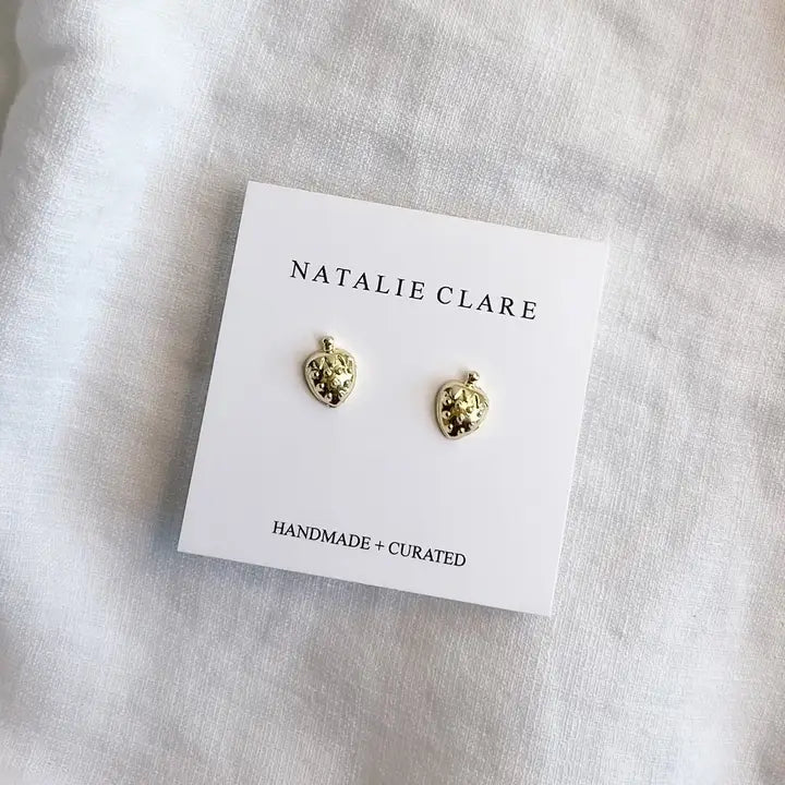 Earrings: Strawberry Stud