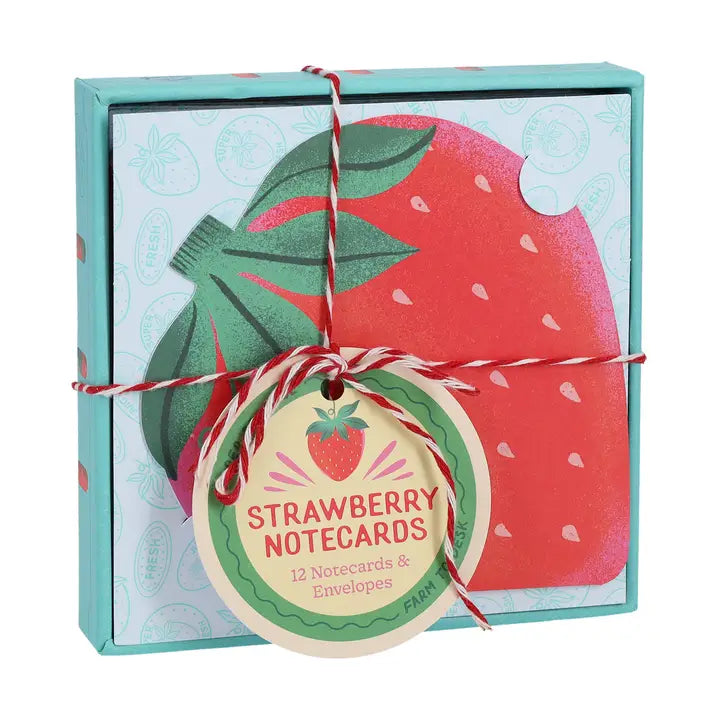 Notecards: Produce Strawberry