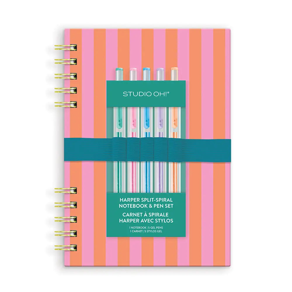 Spiral Notebook + Pen Set: Studio Oh!