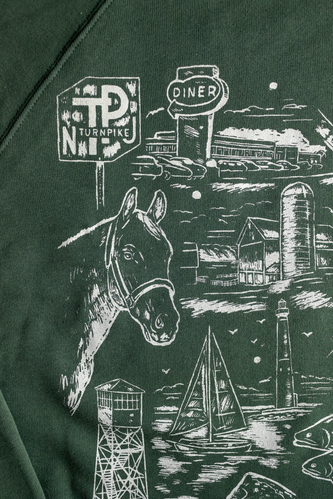 Sweatshirt: New Jersey Crew Neck