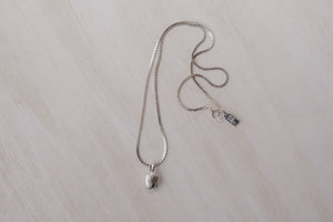Necklace: Sterling Silver Oval Locket