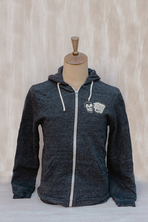 Hoodie Sweatshirt: Jersey City Screaming Skull