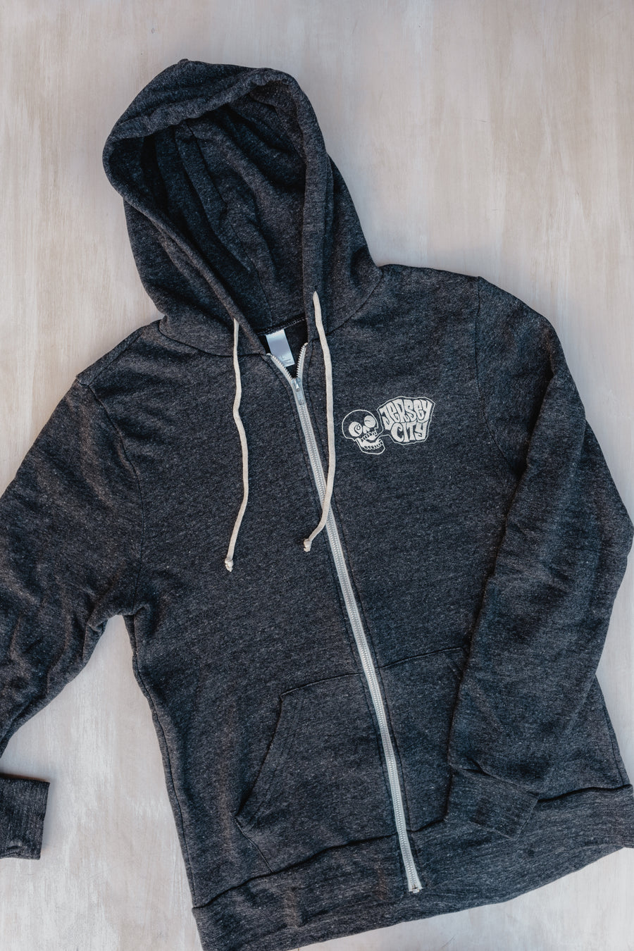 Hoodie Sweatshirt: Jersey City Screaming Skull