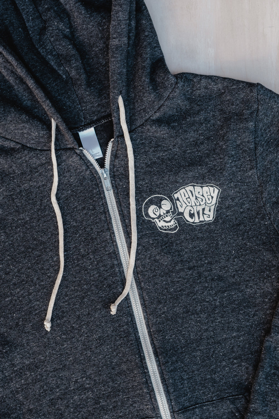 Hoodie Sweatshirt: Jersey City Screaming Skull