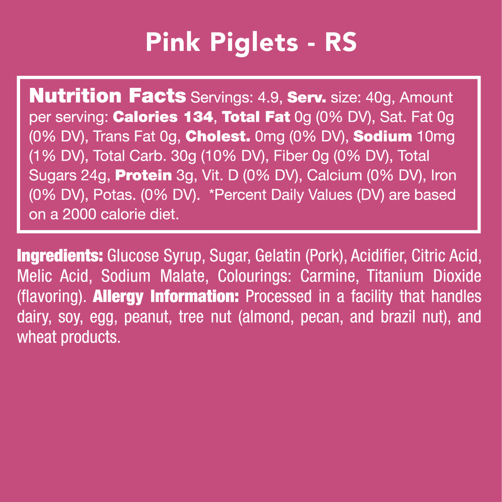 Nutrition Facts & Ingredients 