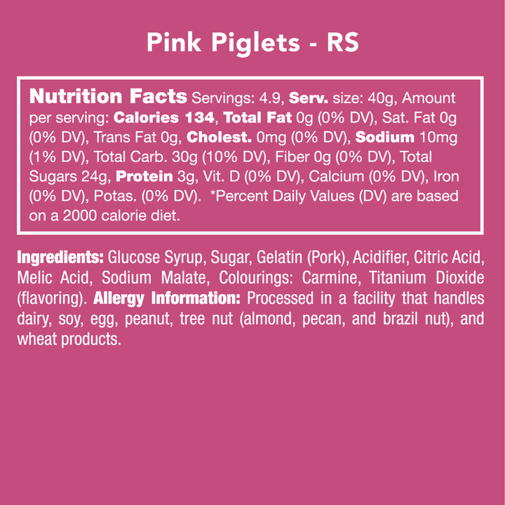 Nutrition Facts & Ingredients 
