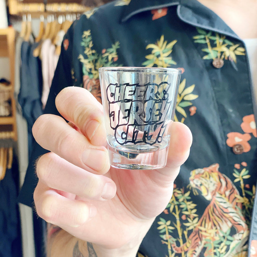 Shot Glass: Cheers, Jersey City - S/2