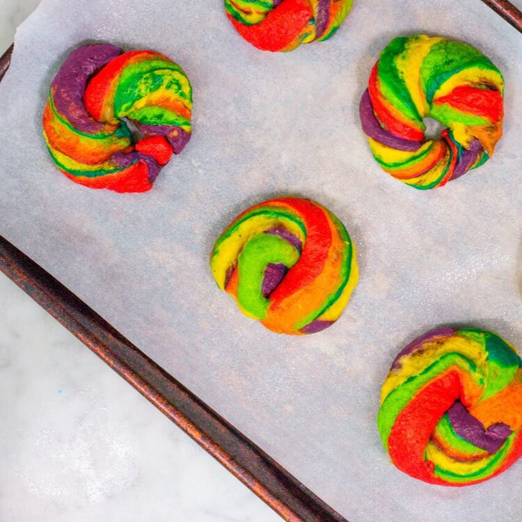 DIY Kit: Rainbow Bagel Kit