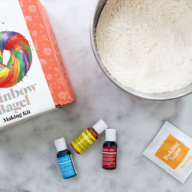 DIY Kit: Rainbow Bagel Kit