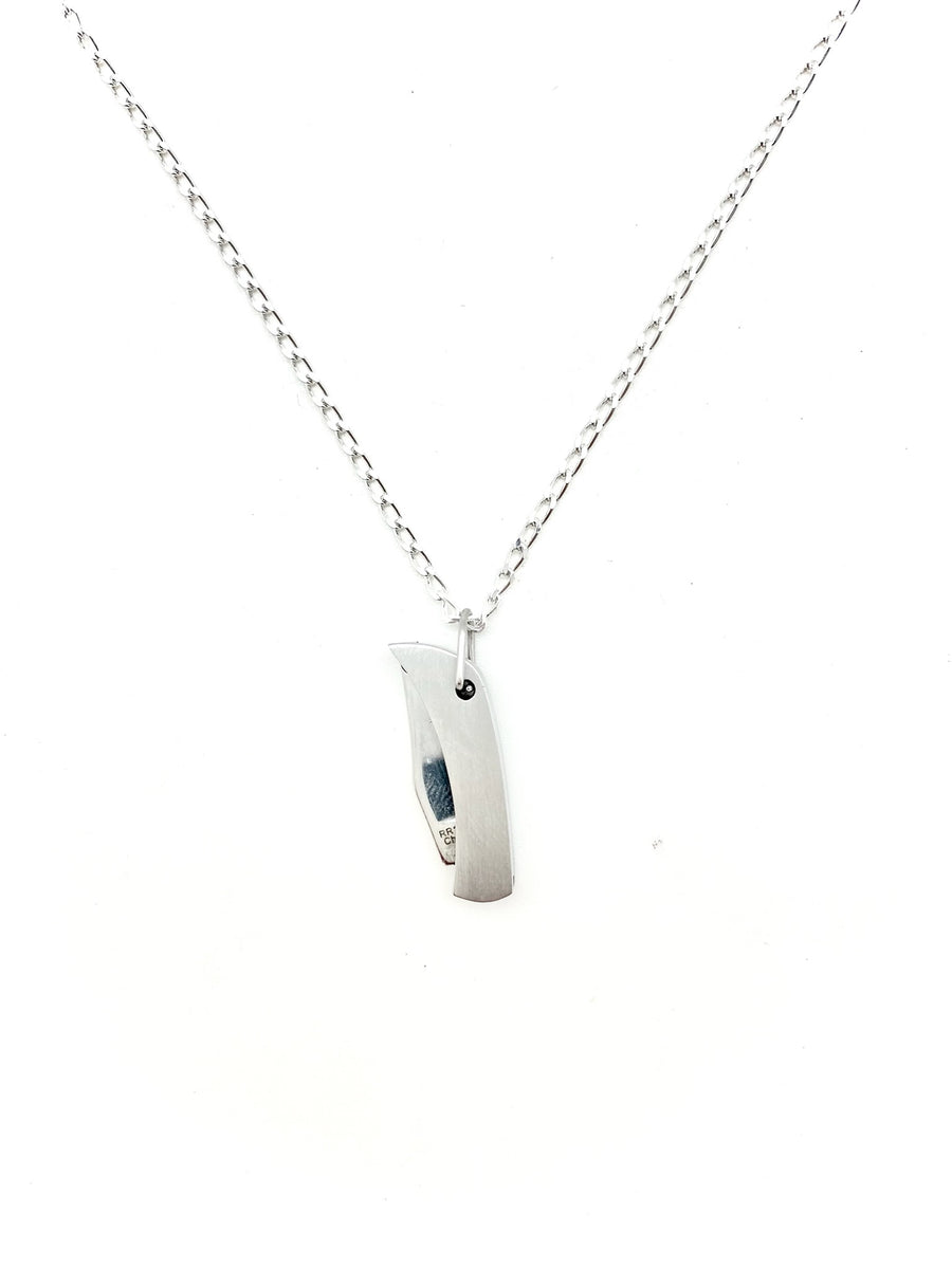 Necklace: Tiny Silver Knife