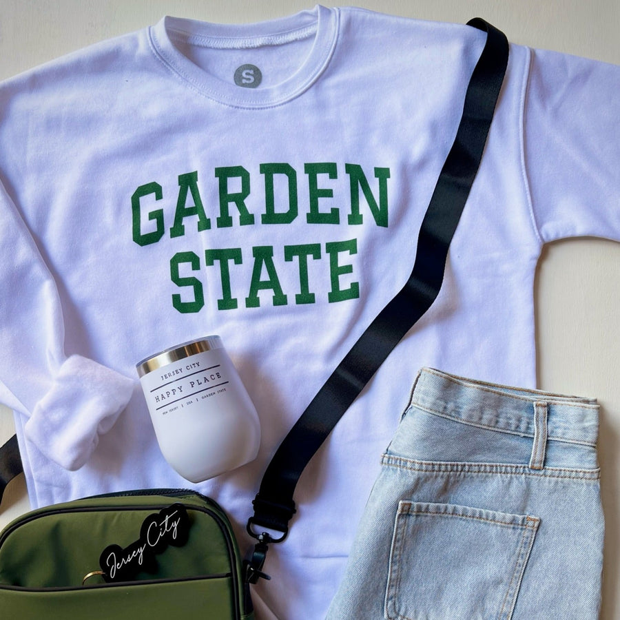 Crew Neck Sweatshirt: Garden State Collegiate