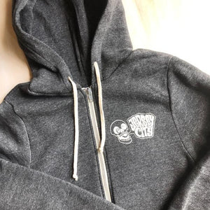 Hoodie Sweatshirt: Jersey City Screaming Skull