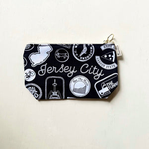 Zip Pouch: Jersey City Pins + Patches